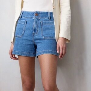 Women's LC Lauren Conrad The Super High Rise Tailored Denim Shorts Size 4